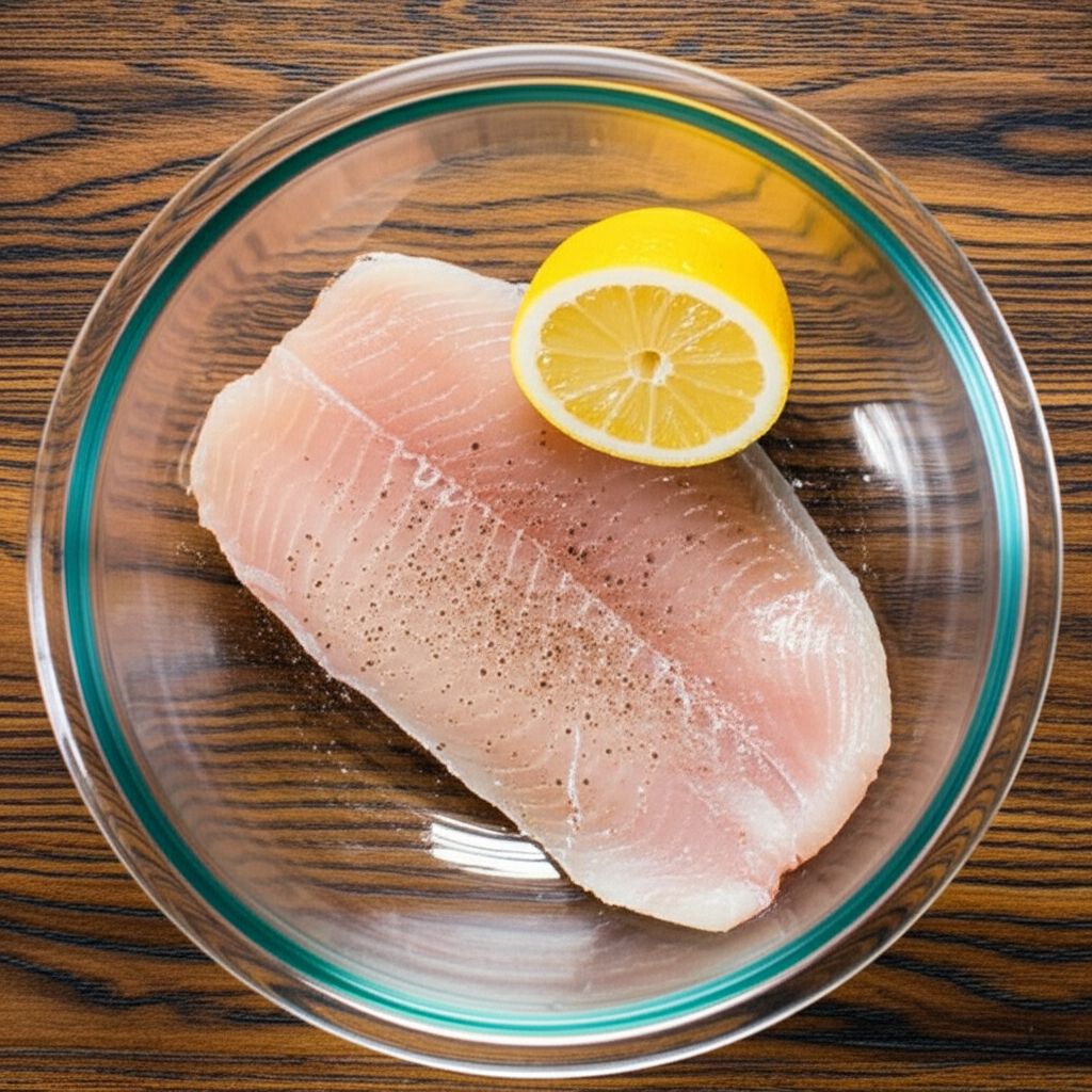 Pan-Grilled Tilapia with Lemon and Red Onion