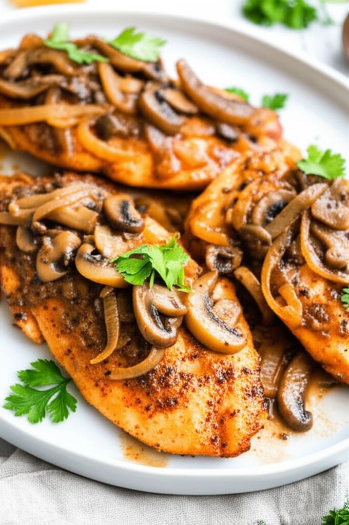 Paprika Chicken with Mushrooms