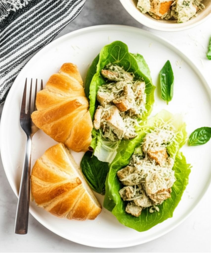 Parmesan and Basil Chicken Salad