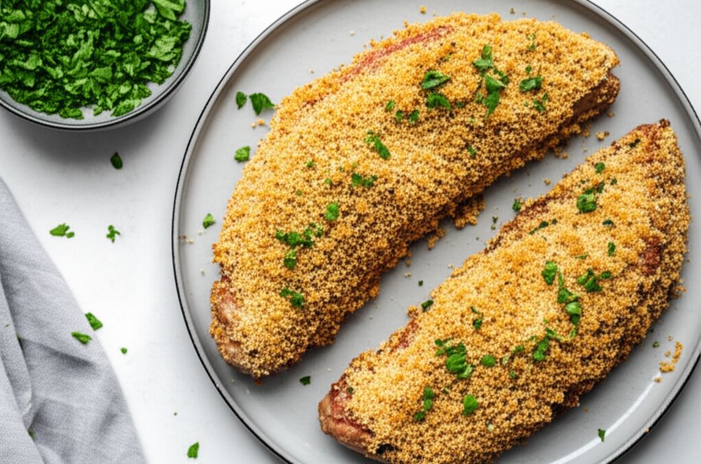 Parsley and Parmesan Crusted Pork Tenderloin