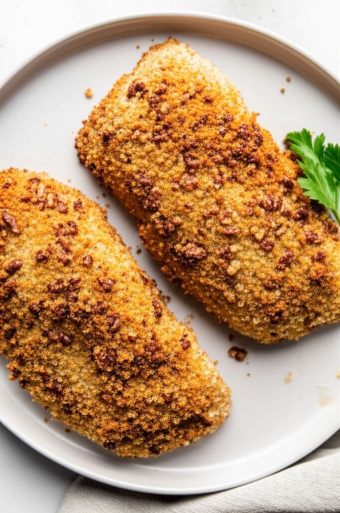 Pecan-Crusted Rockfish with Old Bay