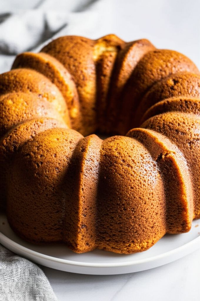 Poppy Seed Buttermilk Bundt Cake
