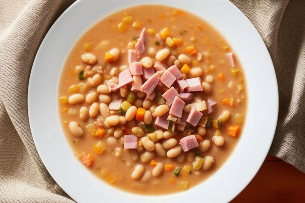 Quick Ham and Bean Soup
