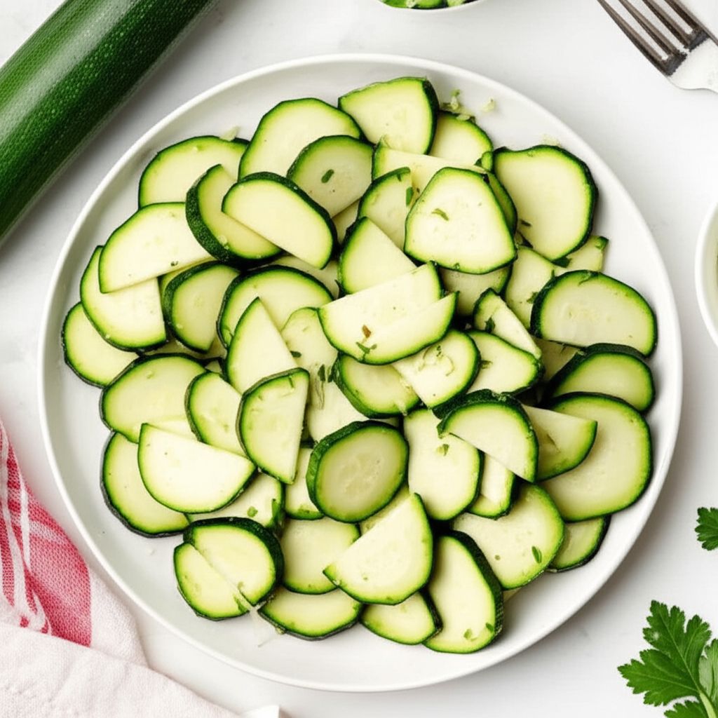 Raw Zucchini Salad