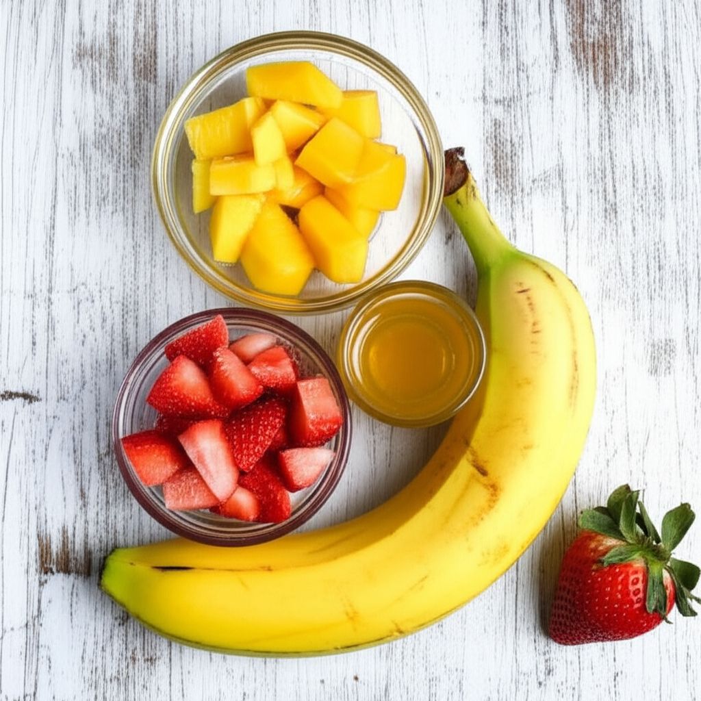 Recharge-Style Strawberry Mango Smoothie