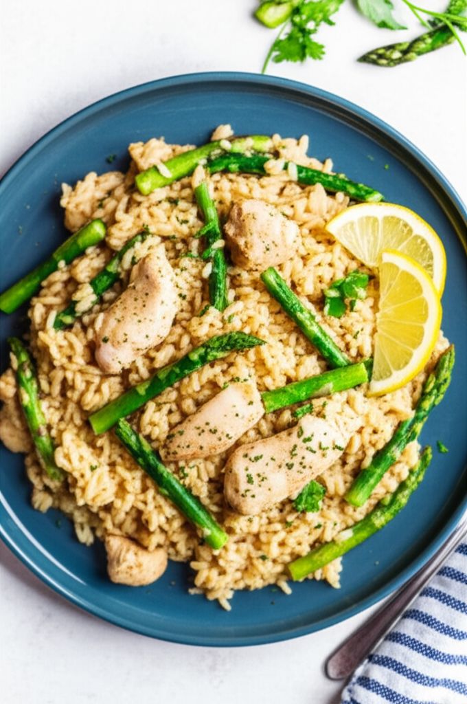 Risotto with Chicken and Asparagus