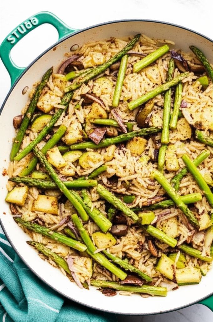 Roasted Vegetable Orzo