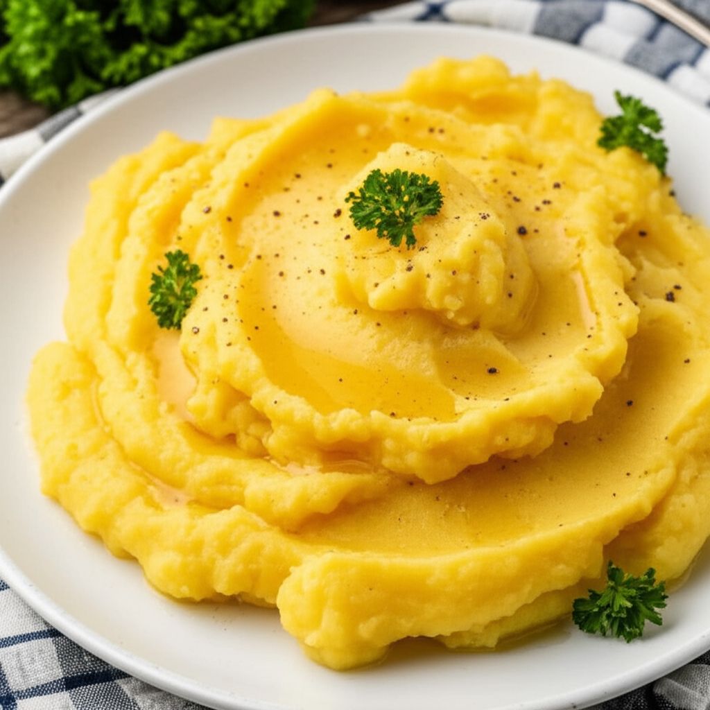 Saffron-Mashed Potatoes