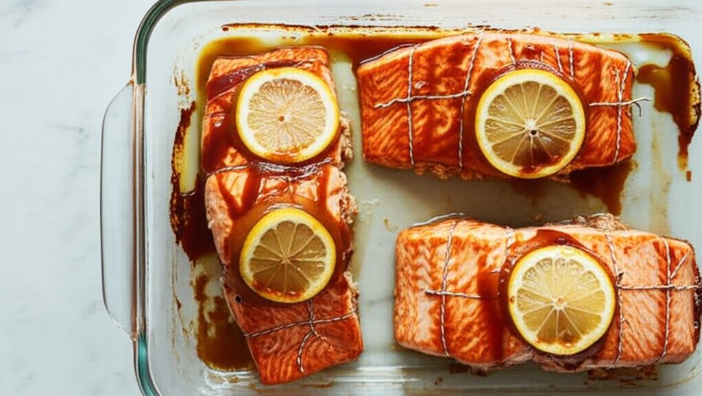 Salmon Stuffed with Crab and Lobster