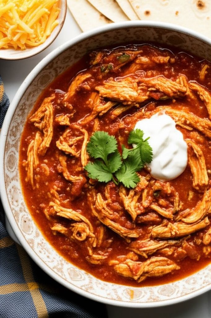 Salsa Chicken Burrito Filling