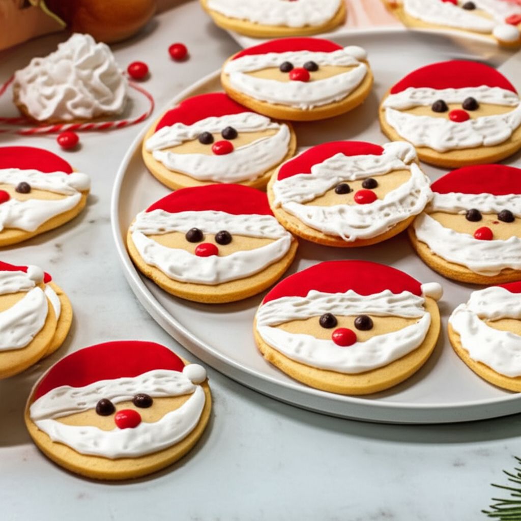 Santa Sugar Cookies