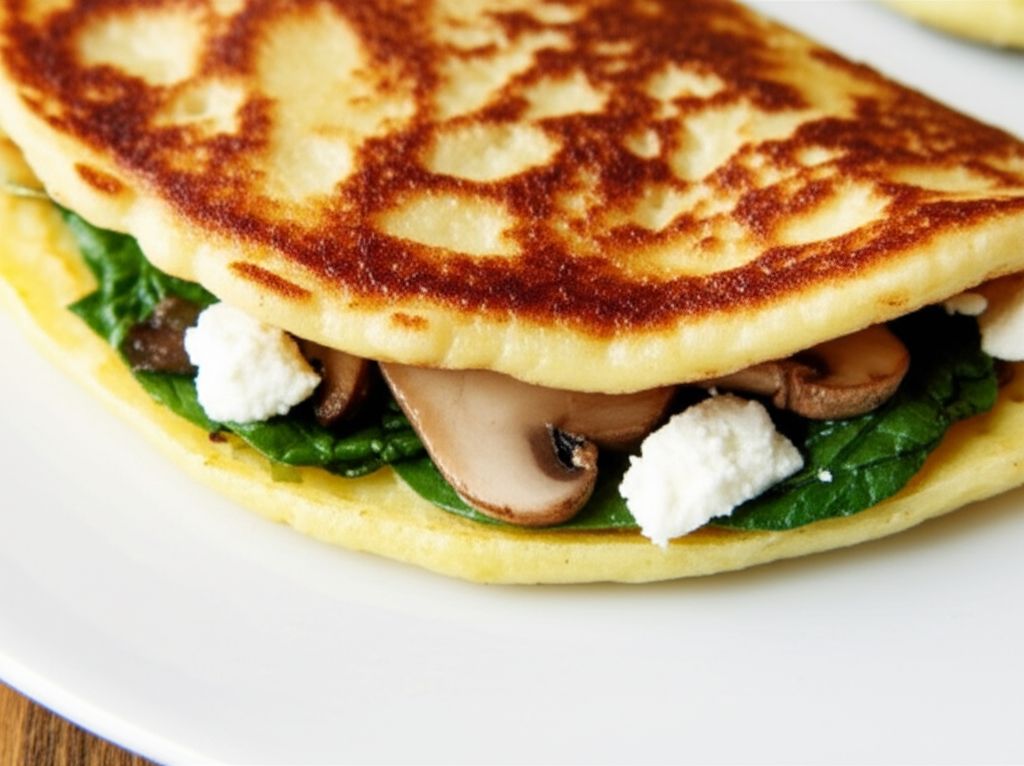 Savory Filled Cottage Cheese Pancakes