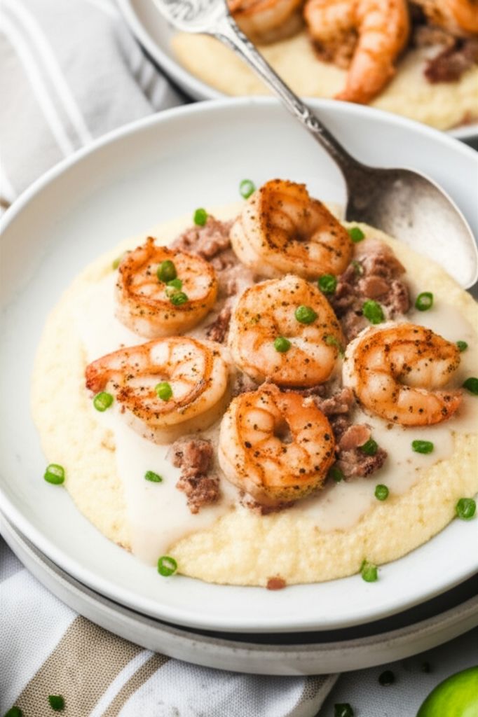 Shrimp and Grits Louisiana Style