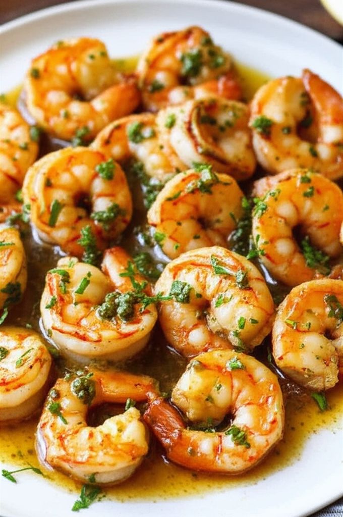 Simple Garlic Shrimp