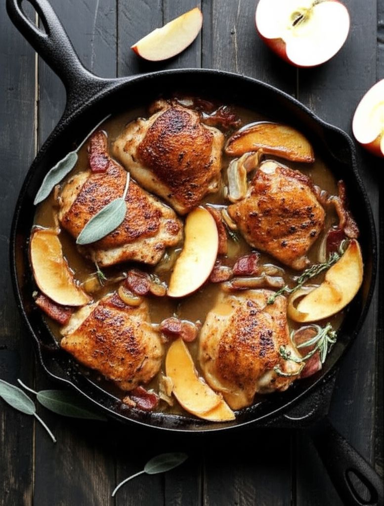 Skillet Apple Cider Chicken