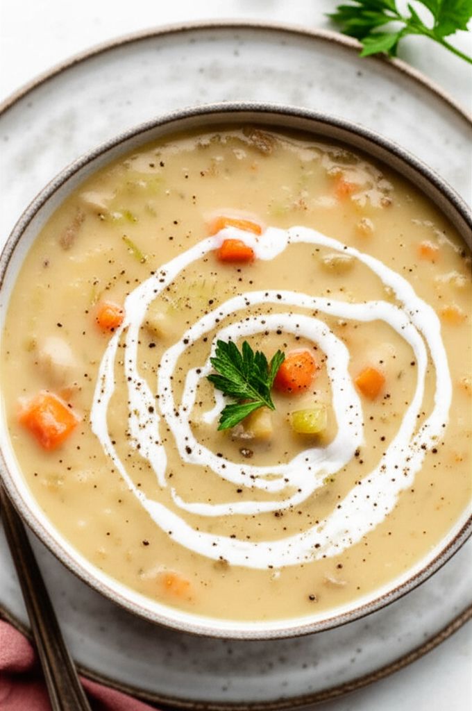 Slow Cooker Vegan Leek and Potato Soup