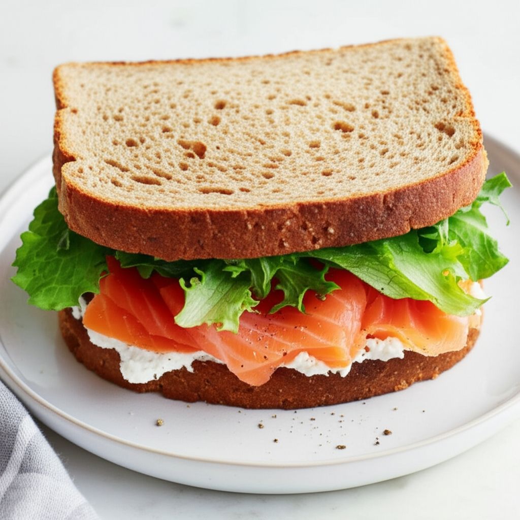 Smoked Salmon Sandwich