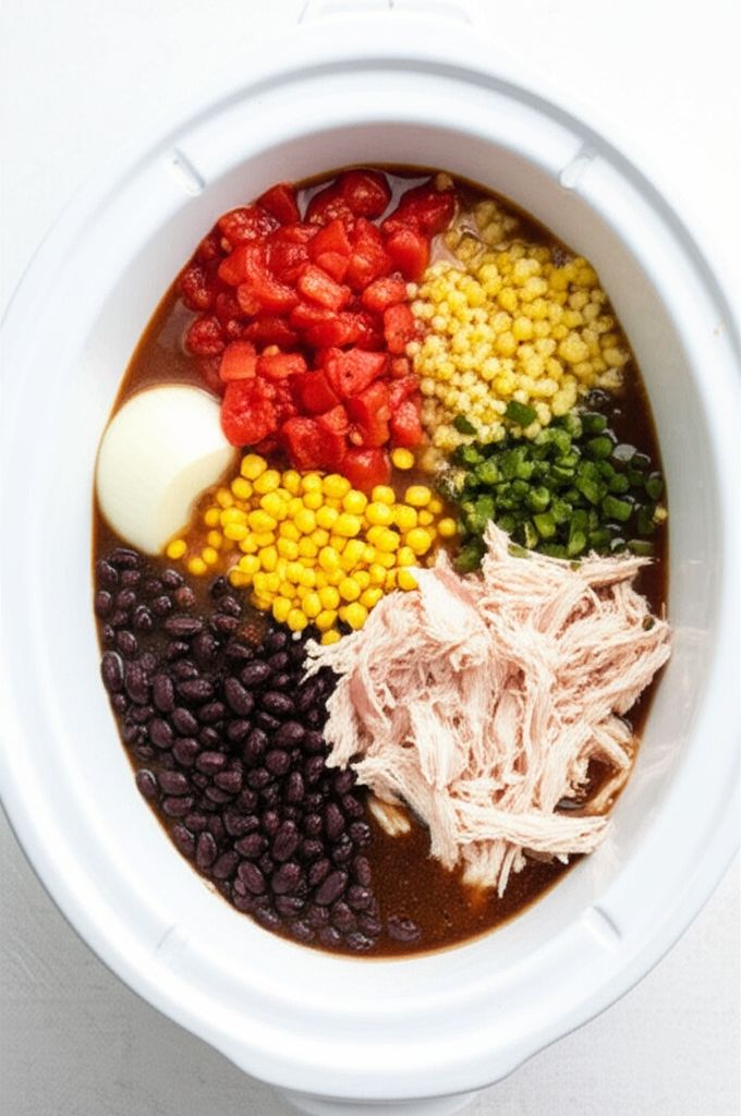 Southwest Black Bean Chicken Soup