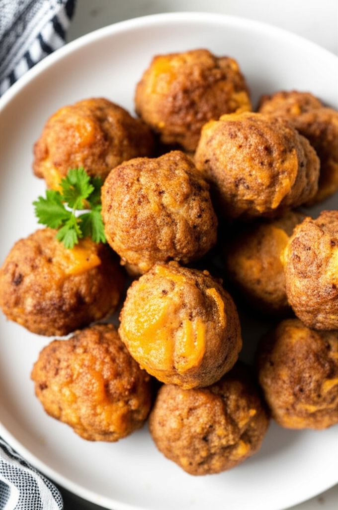 Spicy Sausage Balls without Bisquick