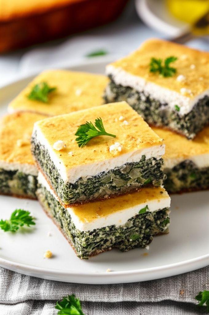 Spinach Feta Brownies