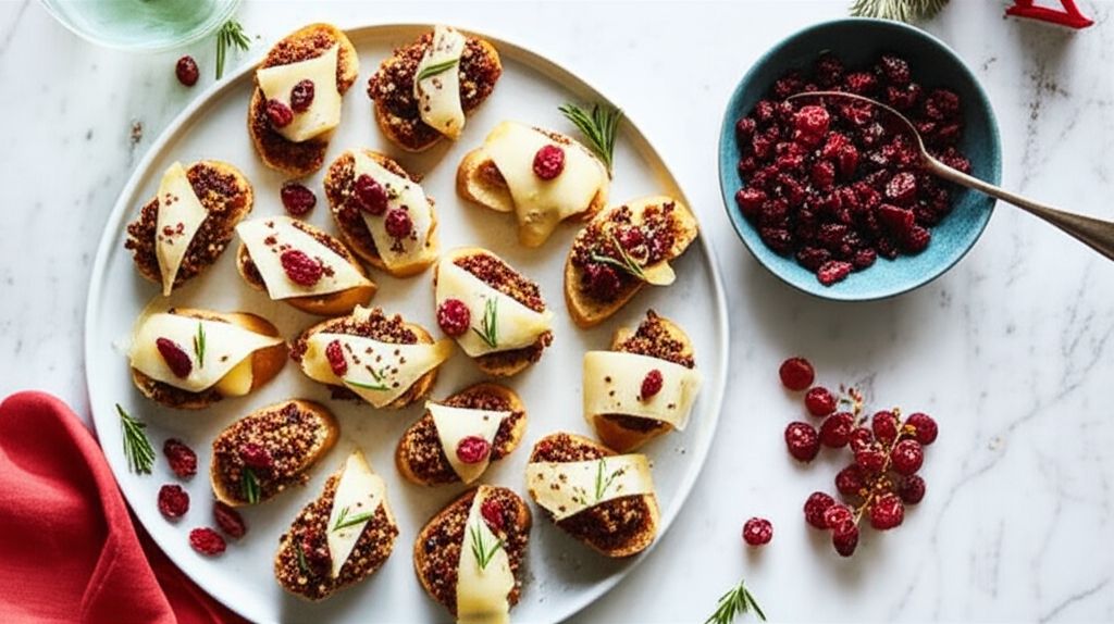 Sugarplum Baked Brie Bites