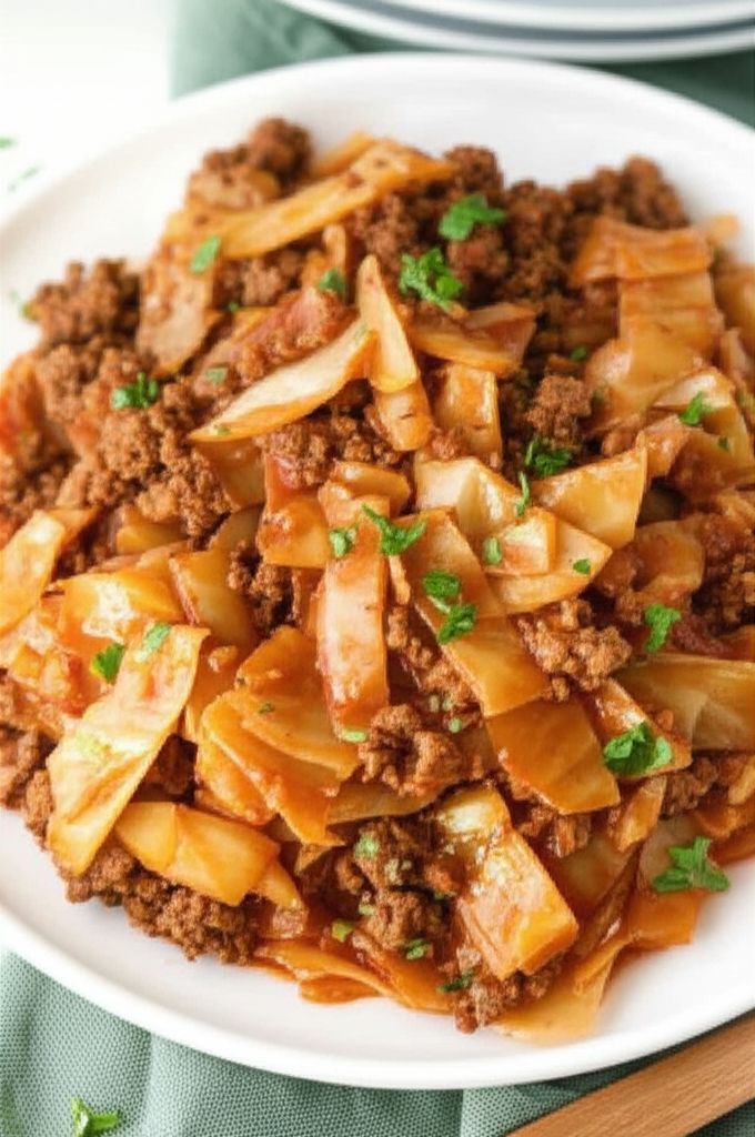 Sweet and Sour Beef and Cabbage
