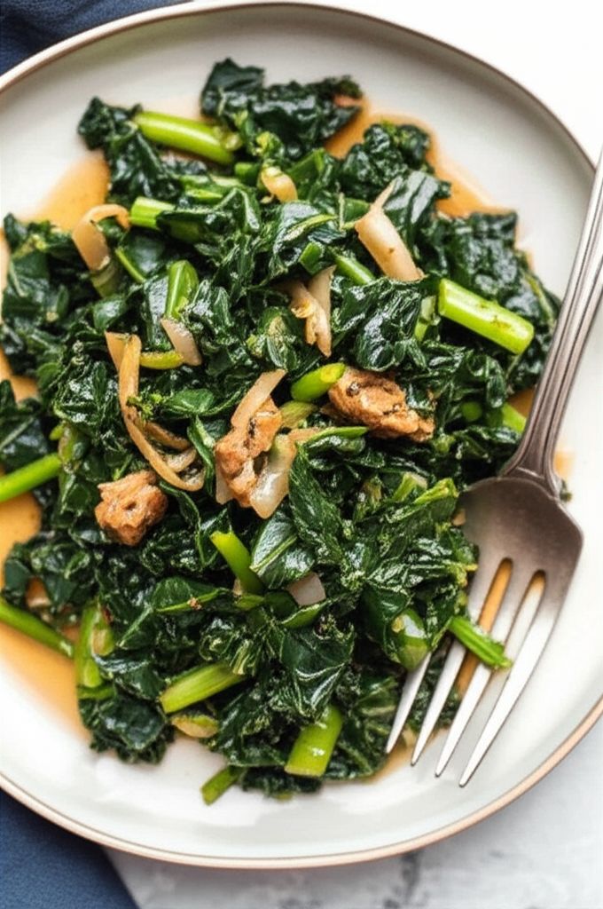 Sweet and Tangy Sautéed Collard Greens