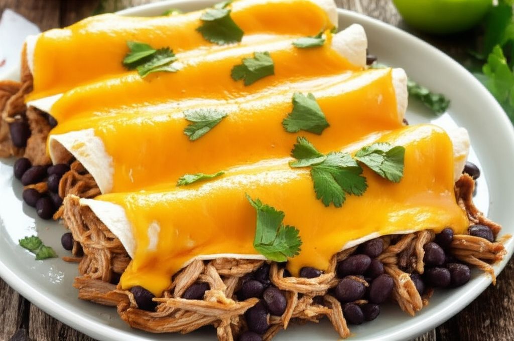 Sweet Pork Enchiladas