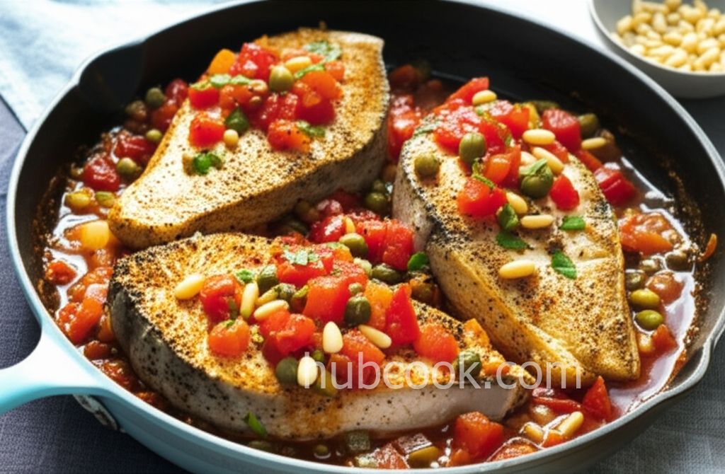 Swordfish a la Siciliana