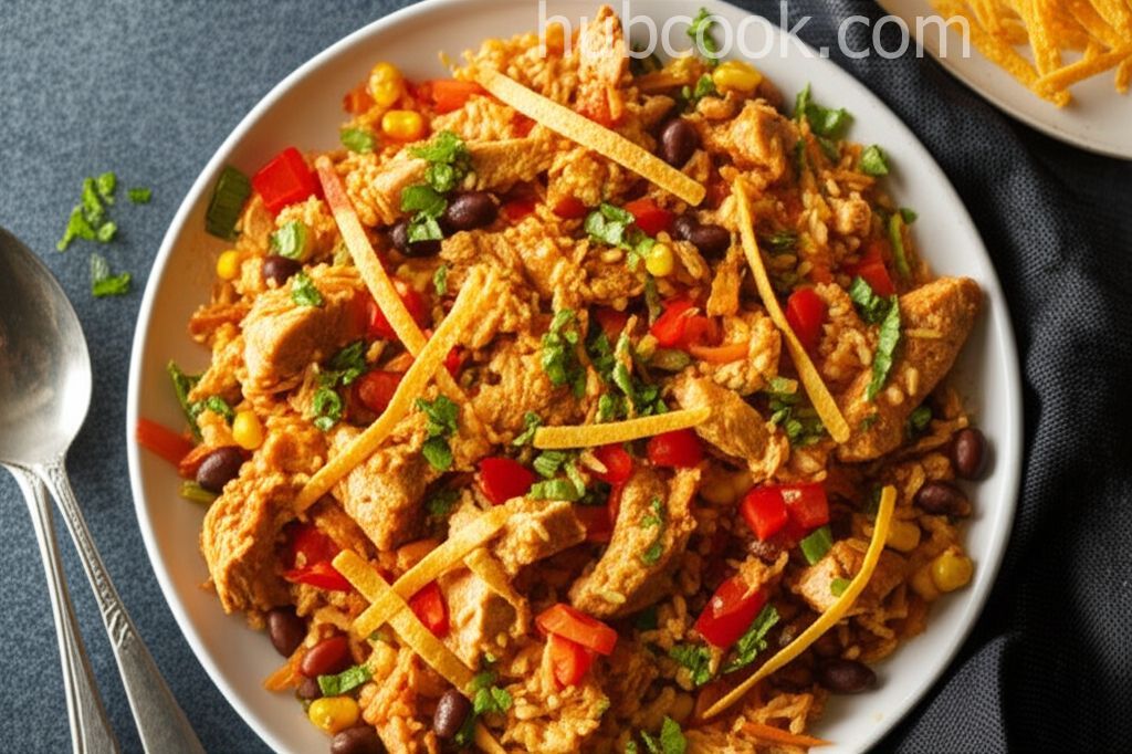 Texan Chicken and Rice Casserole