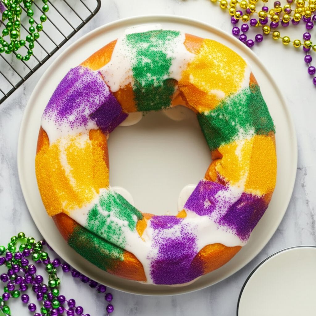 The Best Cream Cheese King Cake