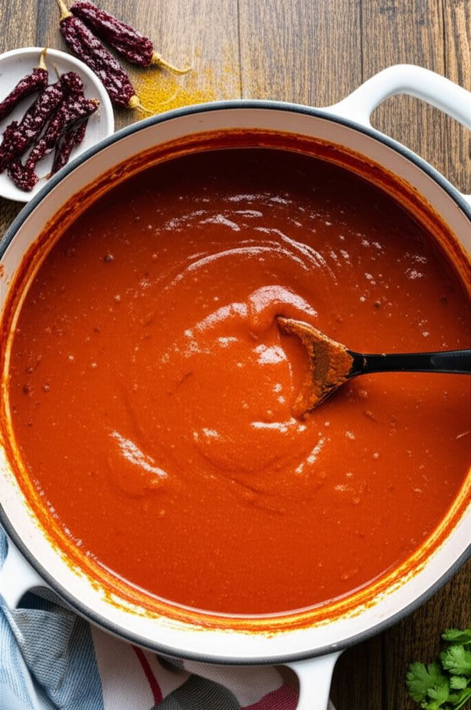 The Best Red Enchilada Sauce