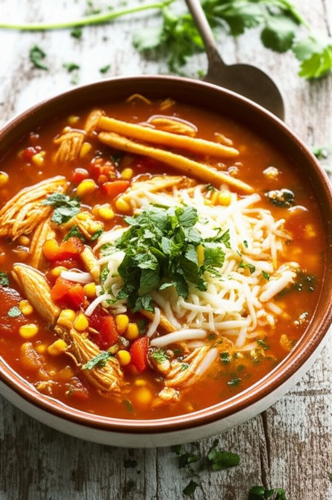 Tortilla Chicken Vegetable Soup