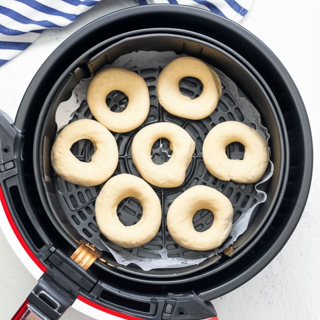 Two-Ingredient Dough Air Fryer Donuts
