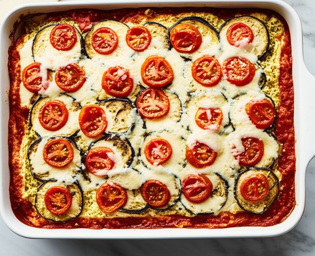 Vegetarian Four Cheese Lasagna