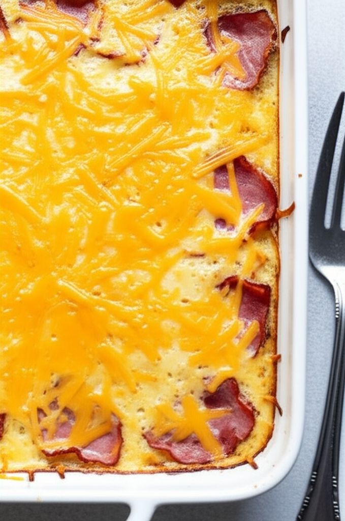 Wake-Up Casserole with Canadian Bacon