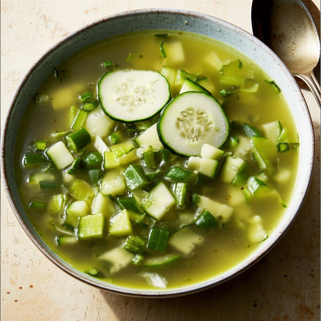 Zesty Thai Cucumber Soup