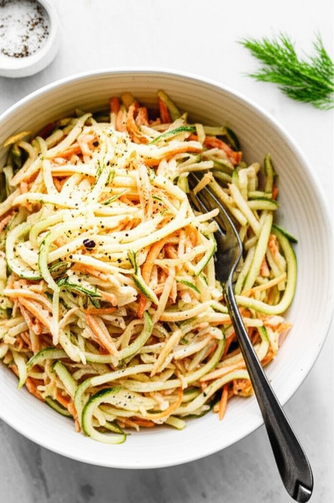 Zucchini and Carrot Coleslaw