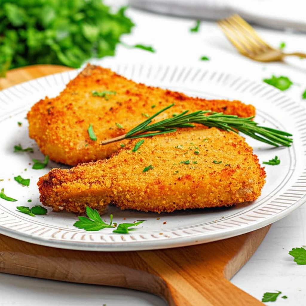 Air Fryer Panko-Crusted Pork Chops