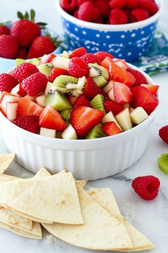 Annie's Fruit Salsa and Cinnamon Chips