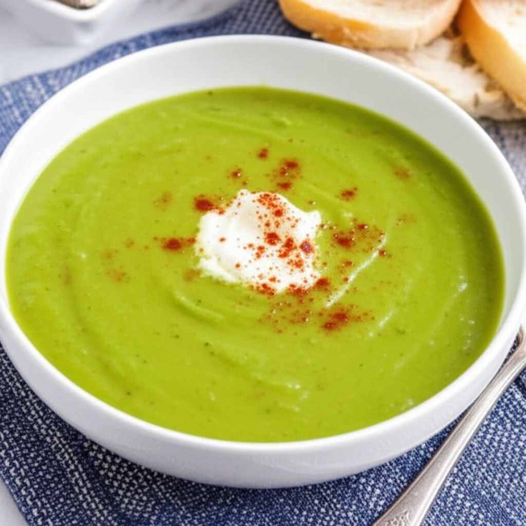 Asparagus, Leek, and Potato Soup