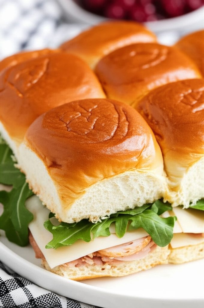 Baked Turkey and Cranberry Sliders