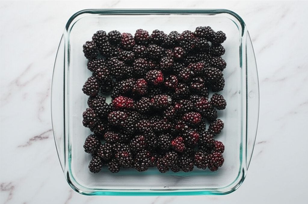 Blackberry Cobbler with Frozen Blackberries