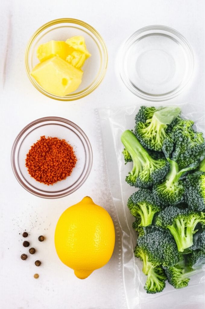 Broccoli with Lemon Butter Sauce
