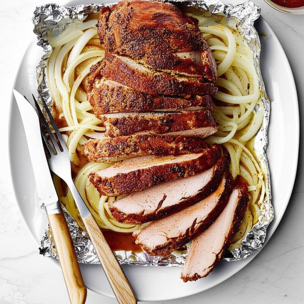 Brown Sugar and Mustard Pork Tenderloin