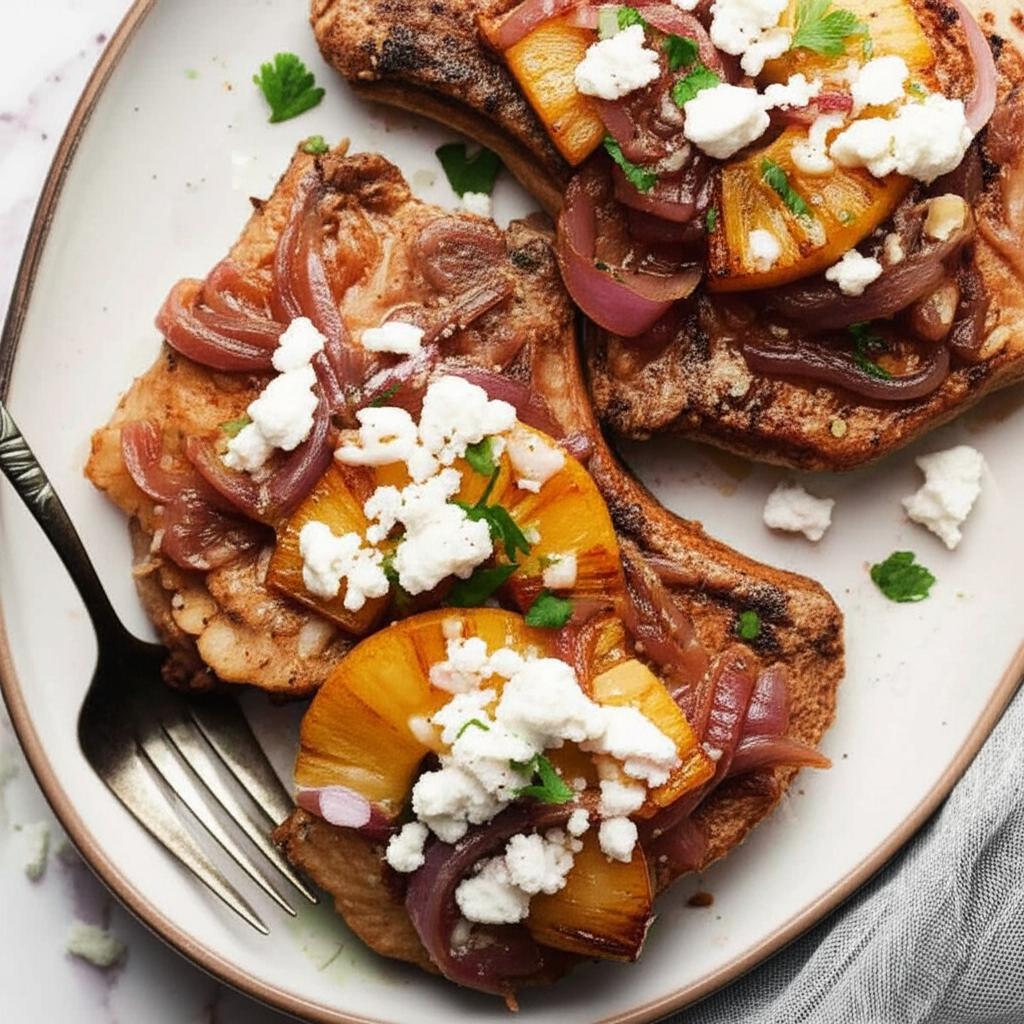 Brown Sugar-Pineapple Pork Chops