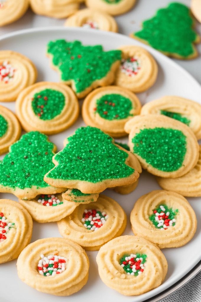 Butter Rich Spritz Butter Cookies