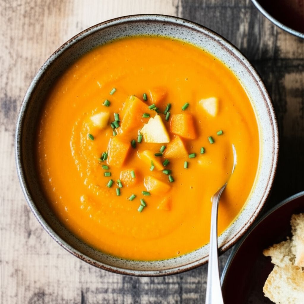 Butternut Squash Soup with Apple