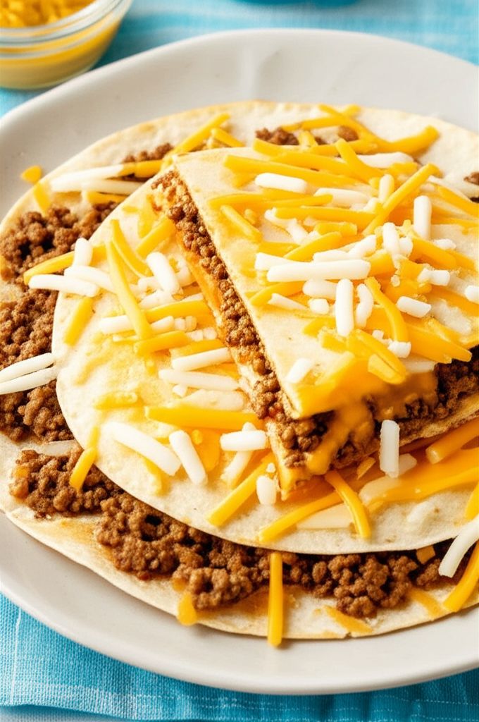 Cheeseburger Quesadilla