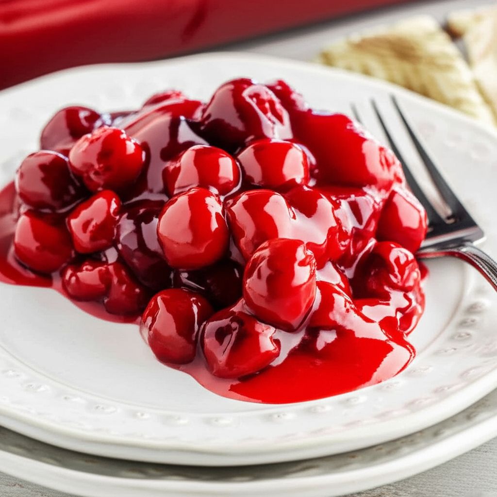 Cherry Cream Cheese Dump Cake